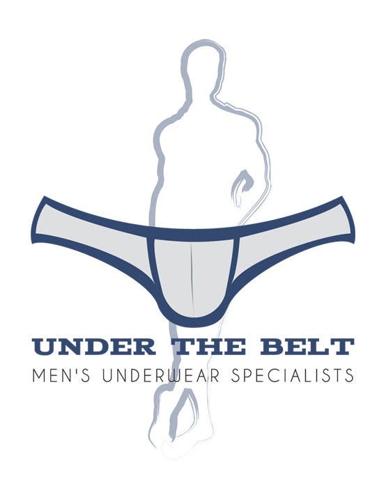 Kilpailutyö #109 kilpailussa                                                 Logo Design for UndertheBelt.net, Men's designer underwear store
                                            