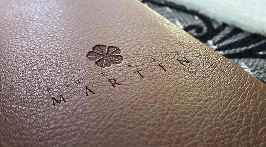 Kilpailutyö #48 kilpailussa                                                 Design a logo for a leather brand "Purple Martin"
                                            