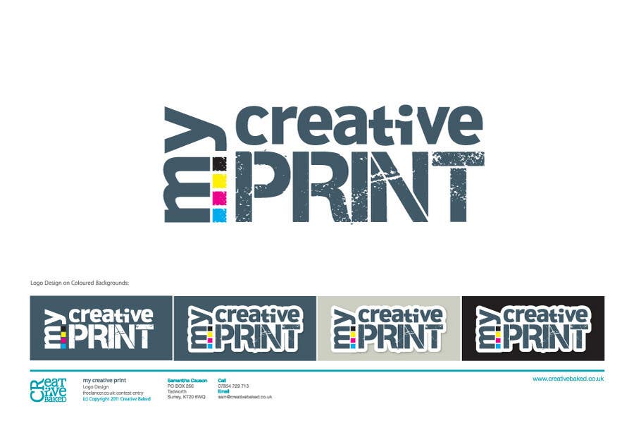 Participación en el concurso Nro.20 para                                                 Logo Design for mycreativeprint.com
                                            