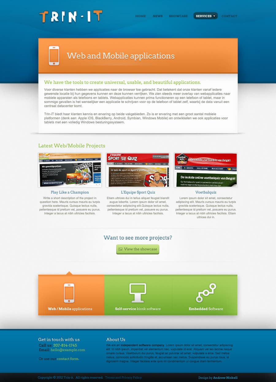 Contest Entry #27 for                                                 Website Design for Trin-iT Software Solutions
                                            