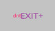 Contest Entry #141 thumbnail for                                                     Logo Design for dntexit or dnexit.com is a photo-entertainment website
                                                