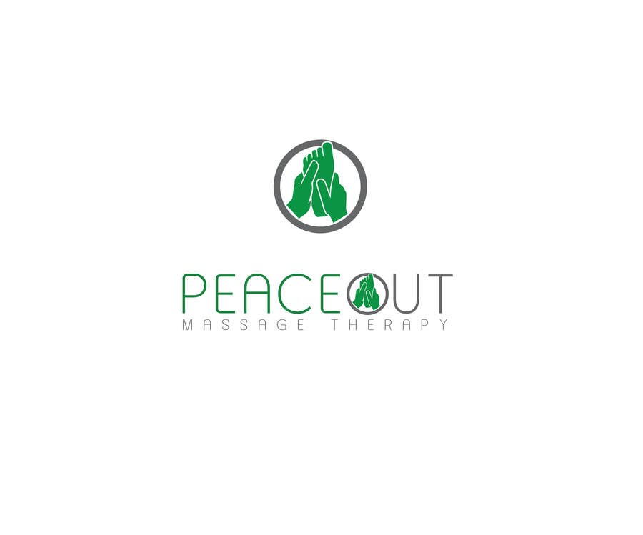 Kilpailutyö #193 kilpailussa                                                 Design a Logo for my company "Peace Out" massage therapy.
                                            