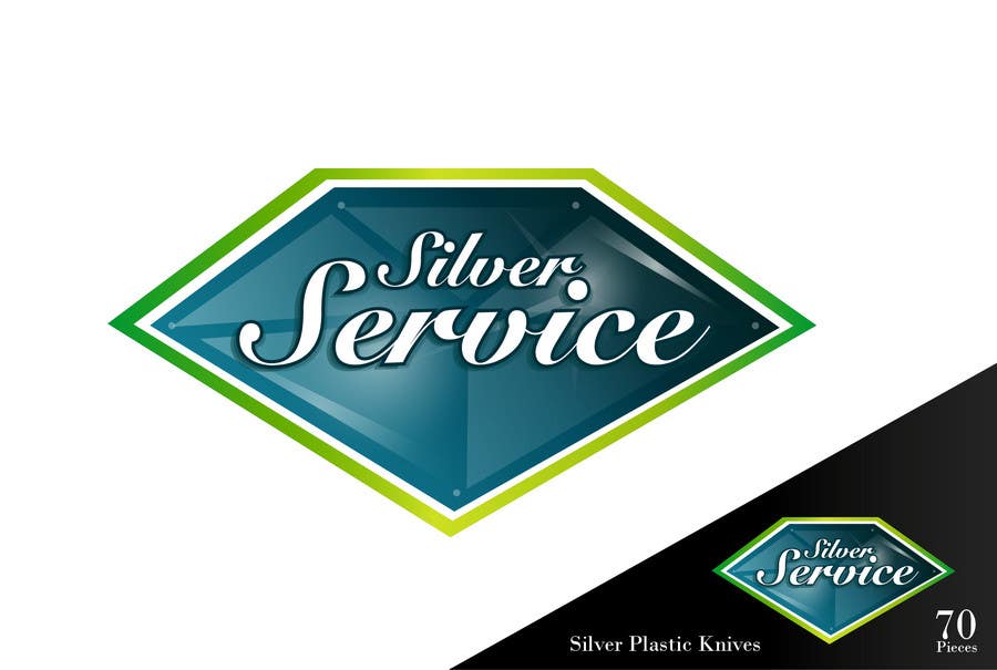 Entri Kontes #35 untuk                                                Logo Design for Premium Disposable Cutlery - Silver Service
                                            