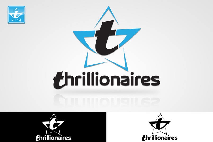 Wasilisho la Shindano #360 la                                                 Logo Design for Thrillionaires
                                            