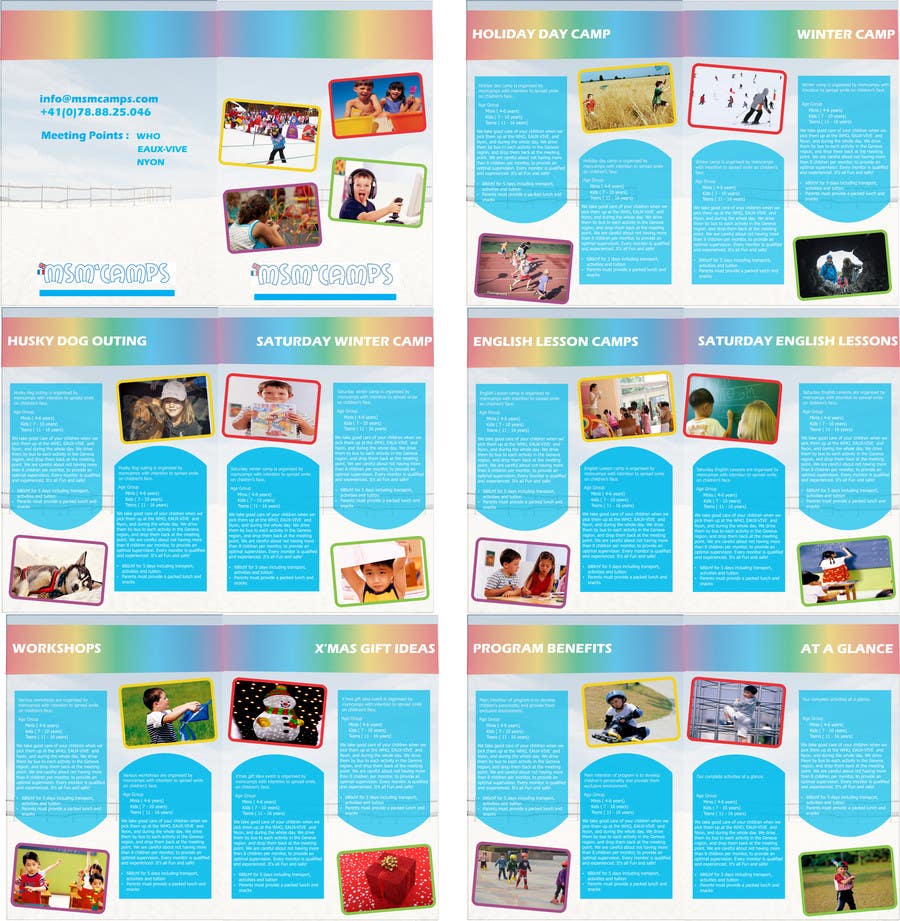 Contest Entry #20 for                                                 Design a Brochure for kids ski camps,husky outings and christmas present ideas
                                            