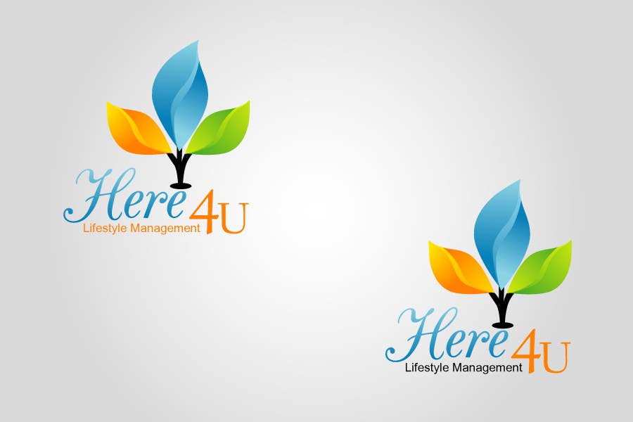 Penyertaan Peraduan #76 untuk                                                 Design a Logo for 'Here 4 U - Lifestyle Management'
                                            