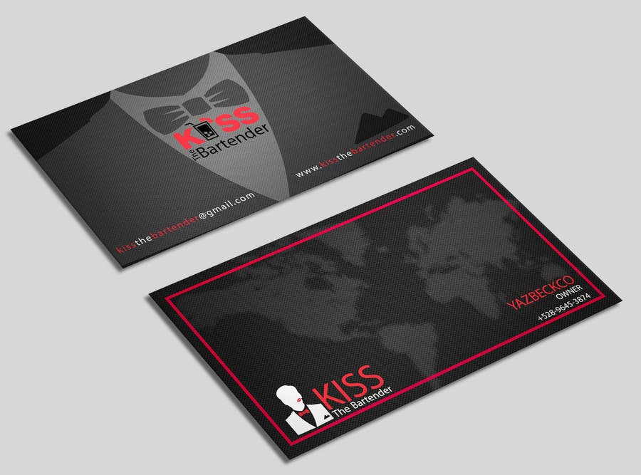 Proposta in Concorso #76 per                                                 Design some Business Cards for a mobile bartending business
                                            