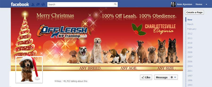 Inscrição nº 24 do Concurso para                                                 Christmas Themed Facebook Banner and Profile Pic
                                            