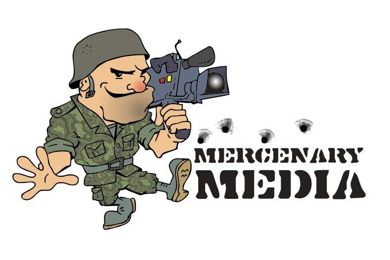 Intrarea #109 pentru concursul „                                                Logo Cartoon Design for Mercenary Media
                                            ”
