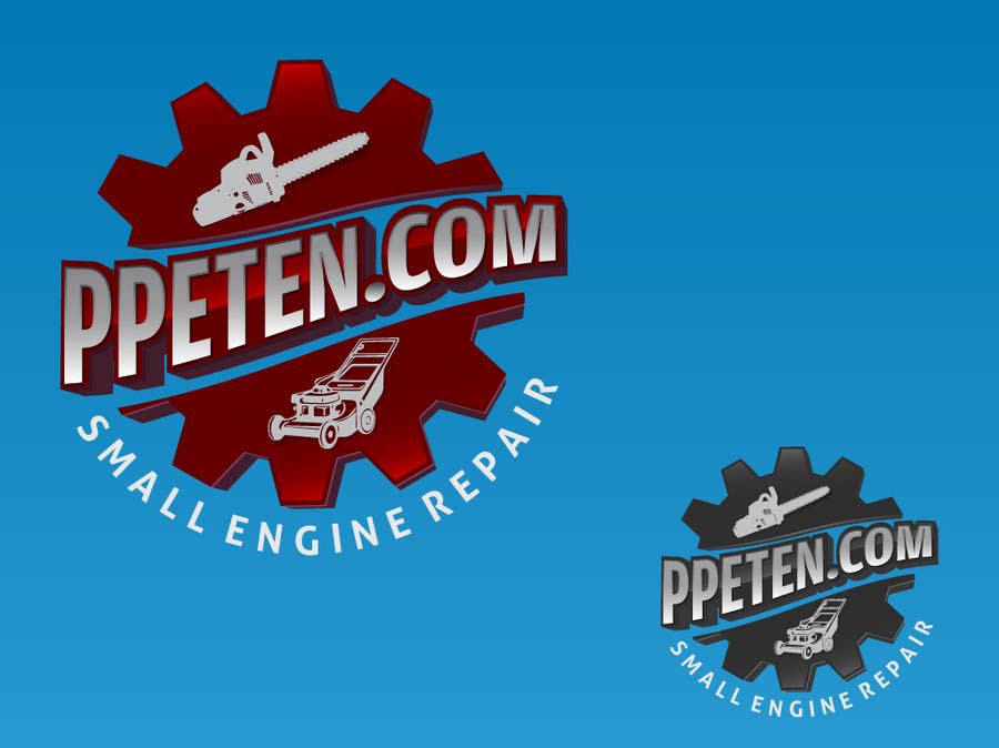 Tävlingsbidrag #199 för                                                 Design a Logo & Favicon for PPETEN.COM Small Engine Repair Website
                                            