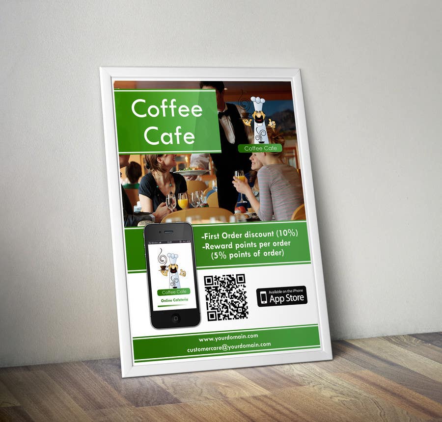 Proposition n°20 du concours                                                 Design a Brochure for Restaurants (iPhone App & Website Ordering)
                                            