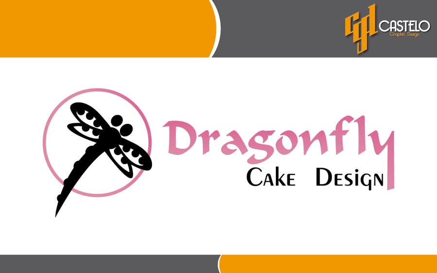 Konkurrenceindlæg #25 for                                                 Design a Logo for Dragonfly Cake Design. 1/2 done already
                                            