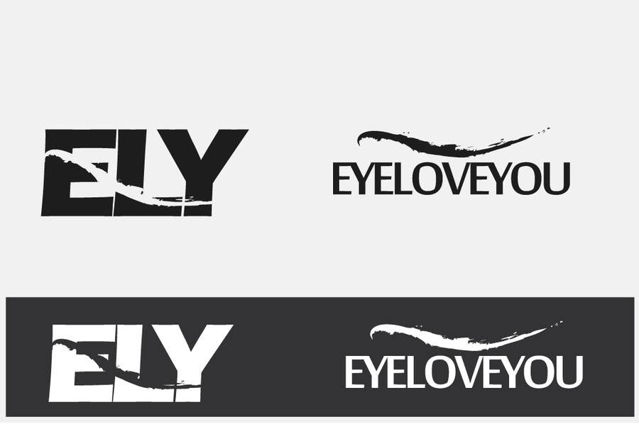 Participación en el concurso Nro.28 para                                                 Logo Design For EyeWear Brand (EYELOVEYOU+ELY)
                                            
