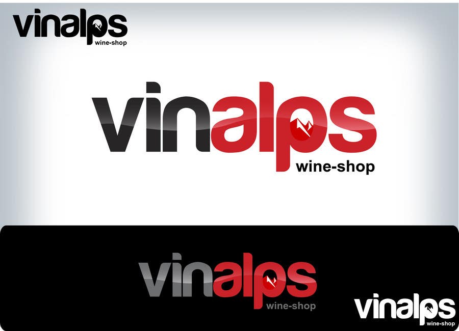 Kilpailutyö #253 kilpailussa                                                 Logo Design for VinAlps
                                            