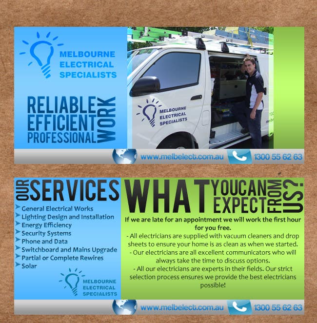 Contest Entry #39 for                                                 Graphic Design for Melbourne Electrical Specialists
                                            