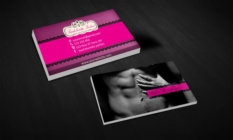 Kilpailutyö #37 kilpailussa                                                 Design some Business Cards for my business running bachelorette parties
                                            