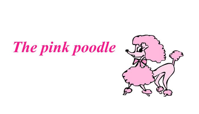 ผลงานการประกวด #10 สำหรับ                                                 Design a Logo for The Pink Poodle
                                            