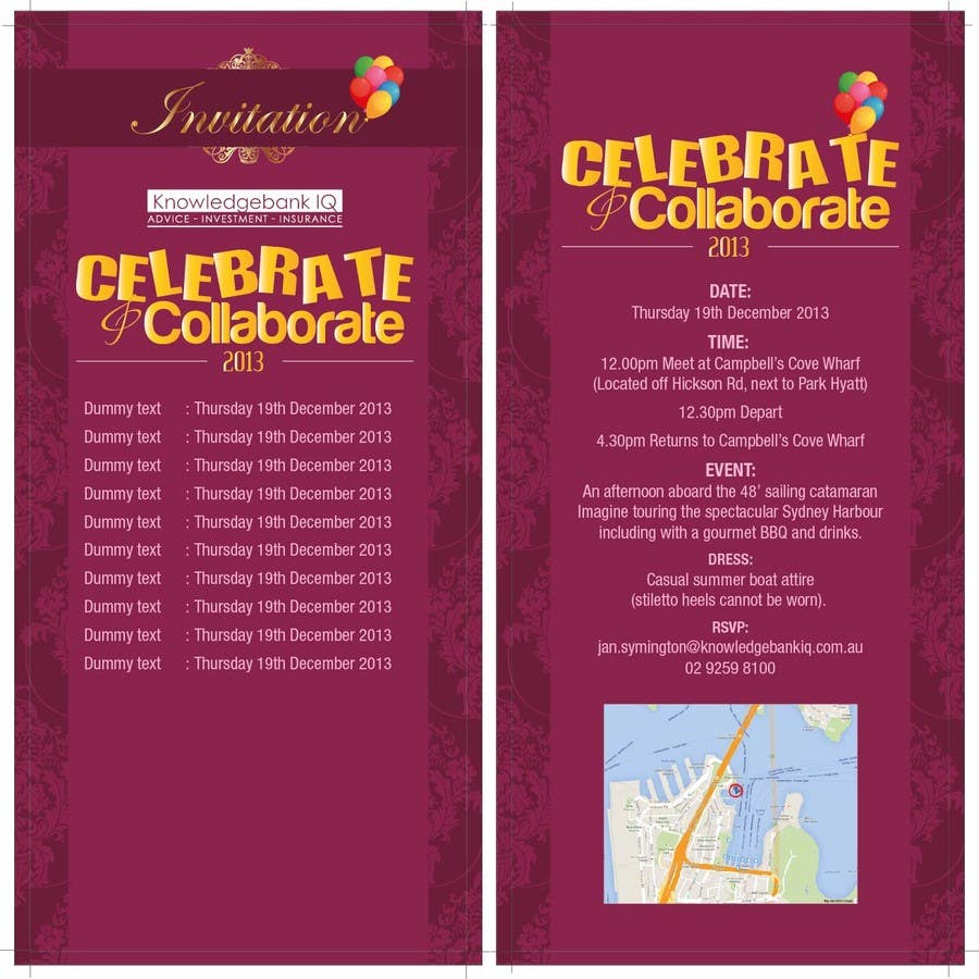 
                                                                                                                        Penyertaan Peraduan #                                            4
                                         untuk                                             Design a DL Size invitation for End of Year Celebration
                                        