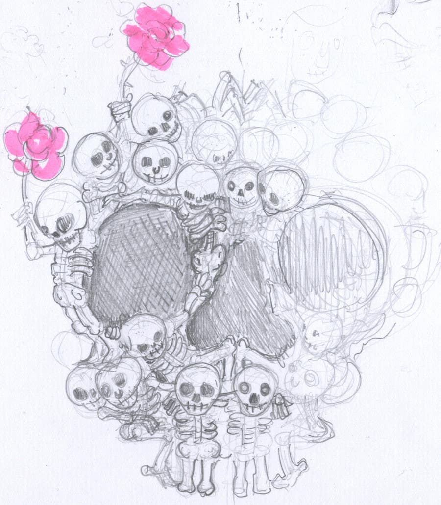Proposition n°9 du concours                                                 Day of the Dead - Sugar Skull Design / Cartoon / Illustration
                                            