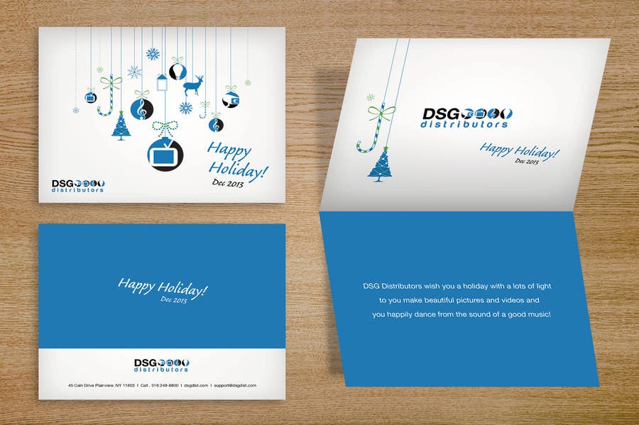 Proposition n°44 du concours                                                 Design a holiday greeting card
                                            