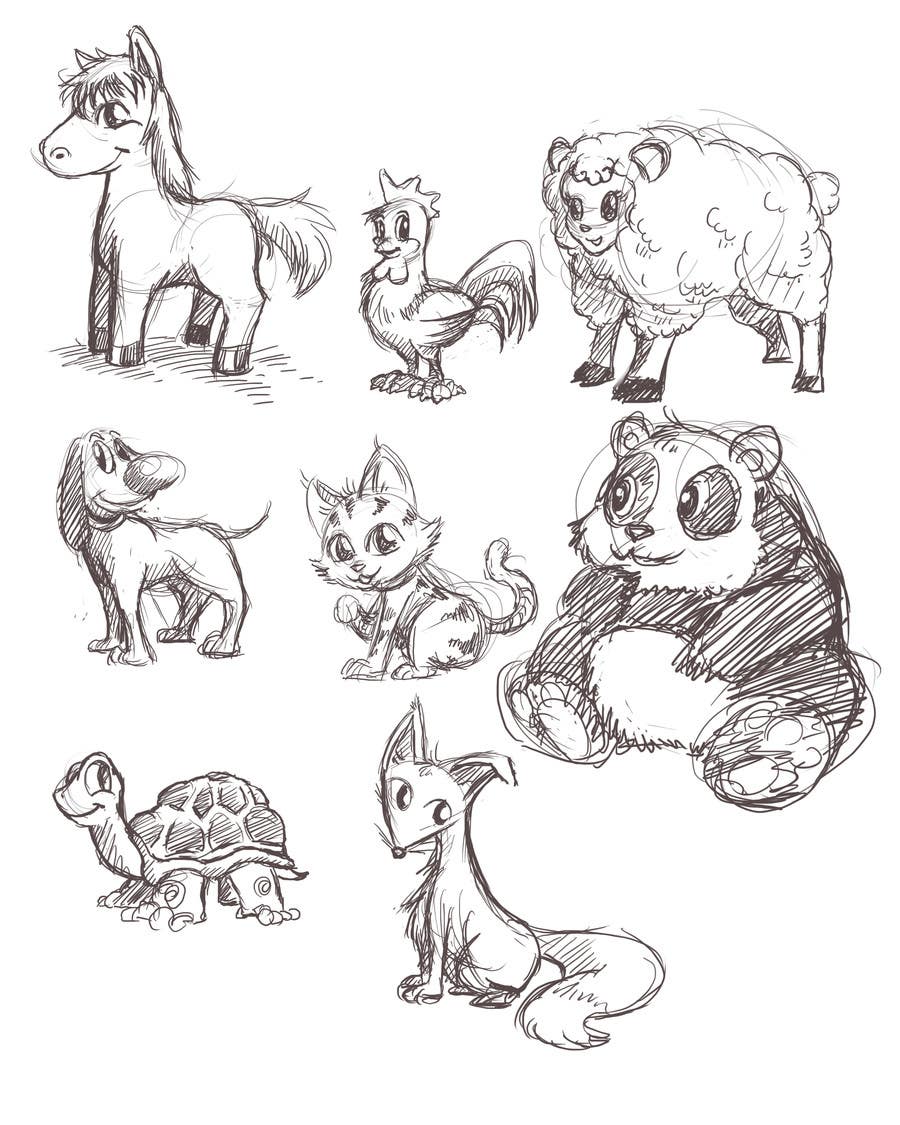 Konkurrenceindlæg #15 for                                                 Illustrate Animals for Childeren Game
                                            