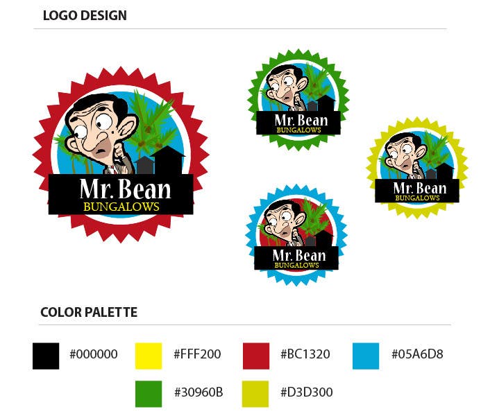 Contest Entry #21 for                                                 Design a Logo for Bungalow complex "Mr. Bean Bungalows"
                                            