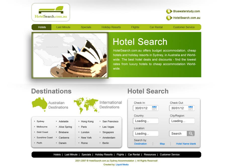 Contest Entry #54 for                                                 Website Design for Hotels and Resorts
                                            
