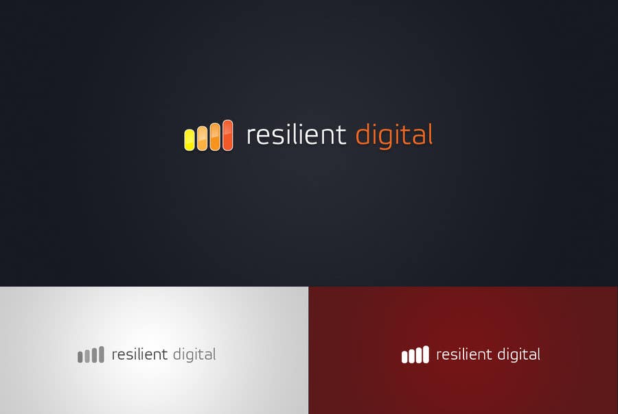 Kilpailutyö #5 kilpailussa                                                 Refreshed logo design for resilient digital
                                            