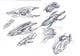 Miniatura da Inscrição nº 6 do Concurso para                                                     Illustrate Some Spaceships!
                                                