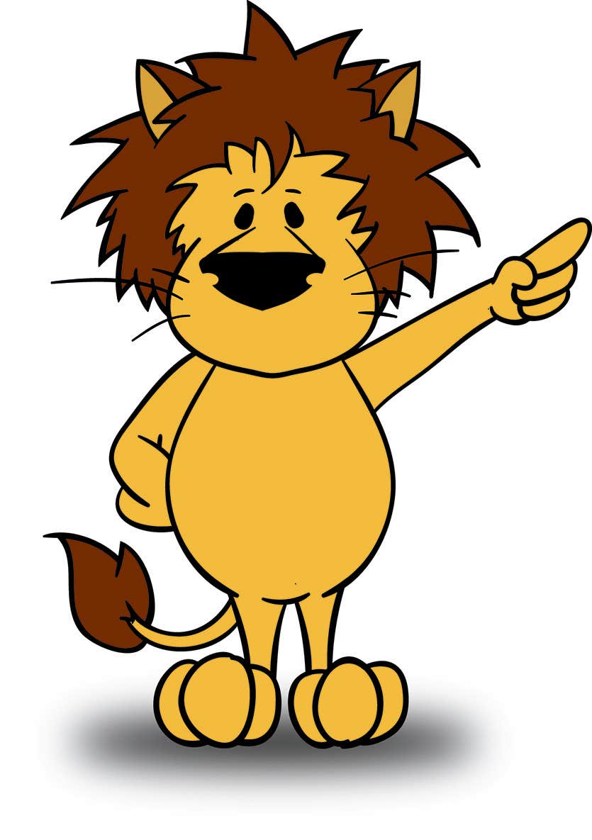 Kilpailutyö #14 kilpailussa                                                 flat mascot (Lion) for my company
                                            