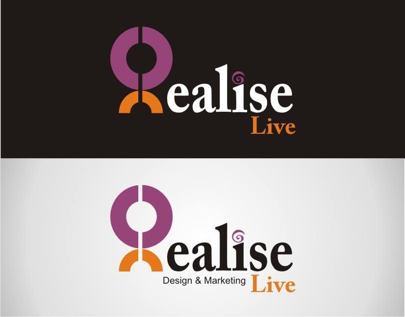 Proposta in Concorso #174 per                                                 Logo Design for Realise Live Ltd - Design & Production Agency
                                            