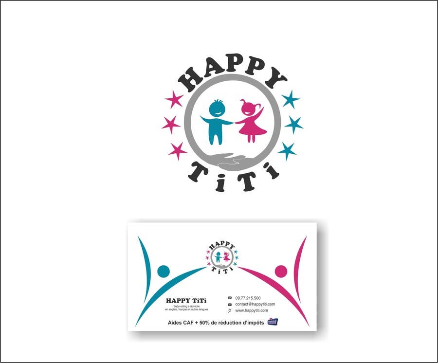 Penyertaan Peraduan #16 untuk                                                 Logo and Business Card for Happy Titi (baby-sitting)
                                            