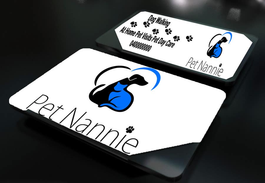 Kilpailutyö #48 kilpailussa                                                 Design some Business Cards for Pet Nannie
                                            