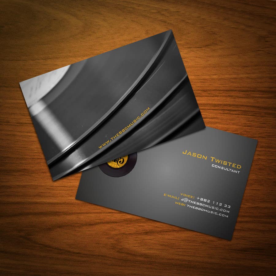 Contest Entry #42 for                                                 Business Card Design for The BBC Music
                                            