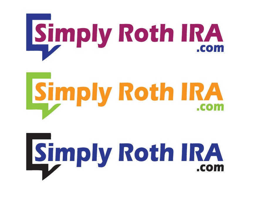 Intrarea #283 pentru concursul „                                                Logo Design for Simply Roth IRA
                                            ”