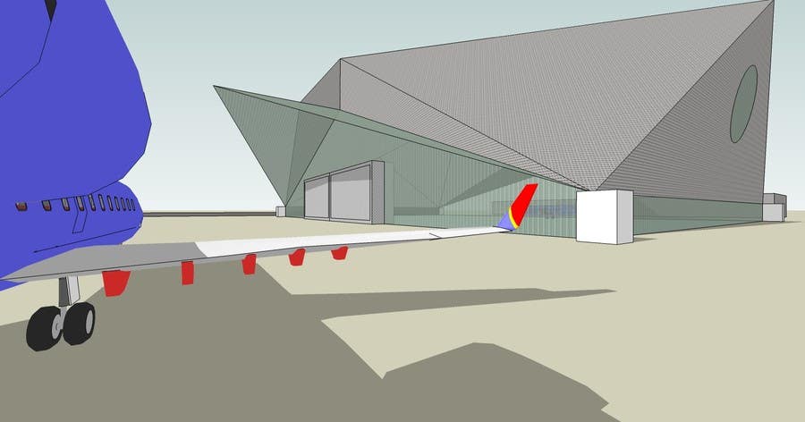 Penyertaan Peraduan #15 untuk                                                 Hangar Building Concept Design
                                            