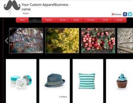 #3 for Design a Website Mockup for a custom apparel business af vivanco90