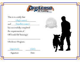 nº 62 pour Design a Certificate of Completion For Dog Training Business par petypp8711 