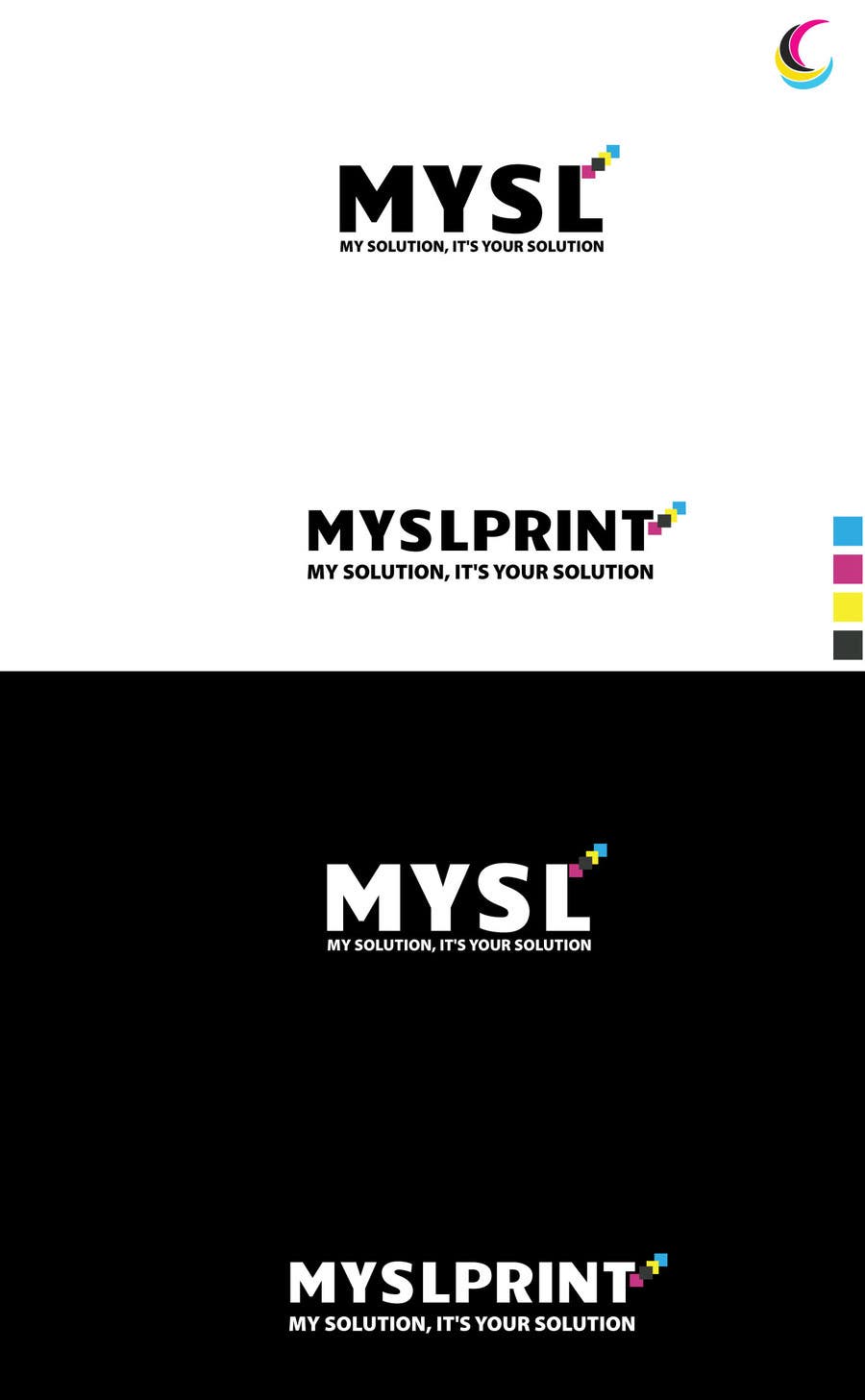 Penyertaan Peraduan #14 untuk                                                 Design a Logo for PRINTING company "MYSLprint"
                                            