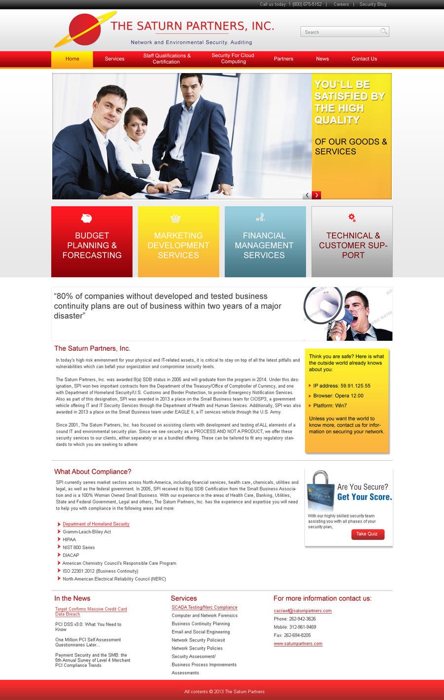 Proposition n°12 du concours                                                 Design a Website Mockup for I.T. Consulting/Development company
                                            