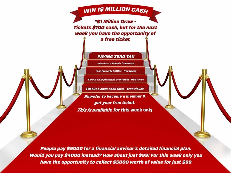 Bài tham dự cuộc thi #11 cho                                                 Win $1Million Cash
                                            
