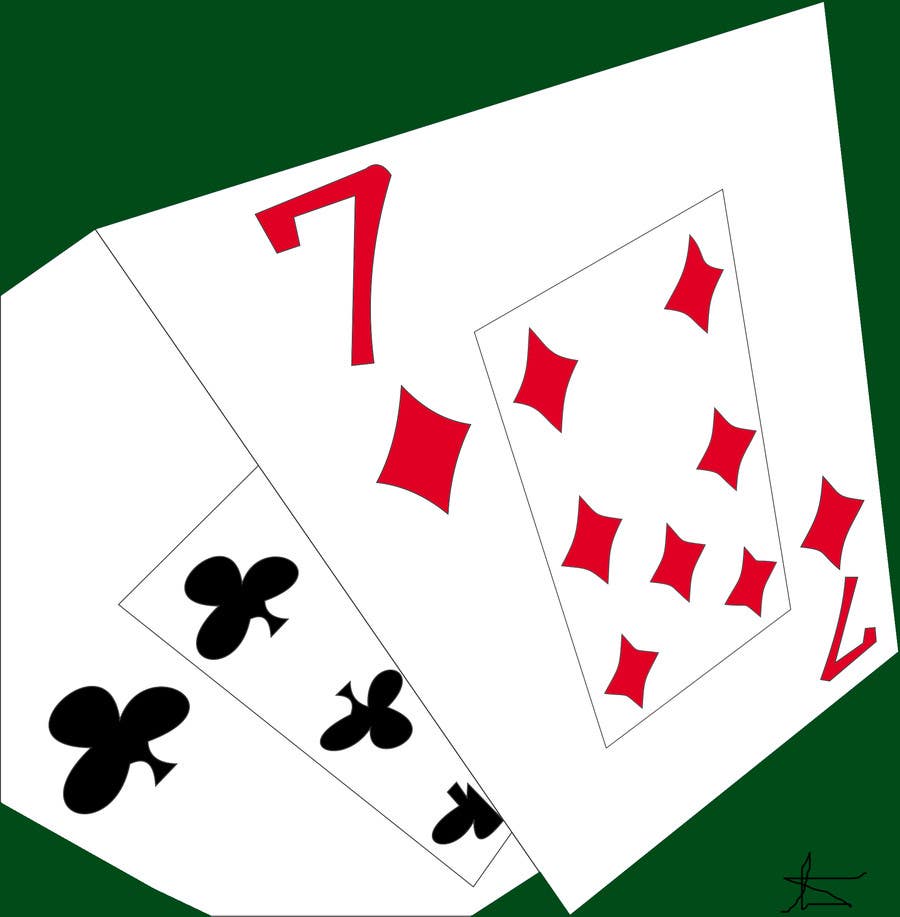 Kilpailutyö #2 kilpailussa                                                 Illustration / Logo for Card Game Company
                                            