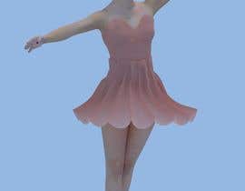 #2 for Illustrate a realistic ballet dancer costume and legs for printing af marinmarais