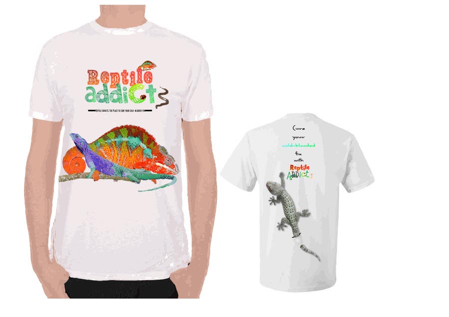 Kilpailutyö #11 kilpailussa                                                 Design a T-Shirt for Reptile Addicts
                                            