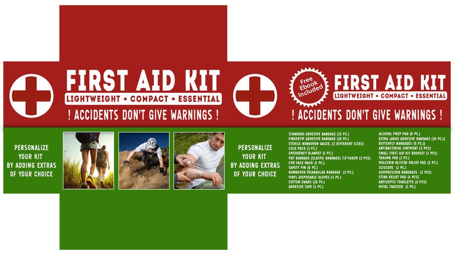 Kilpailutyö #3 kilpailussa                                                 First Aid Kit Print and Packaging Designs
                                            