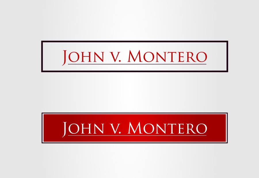 Contest Entry #18 for                                                 Logo Design for Law Office of John V. Montero
                                            