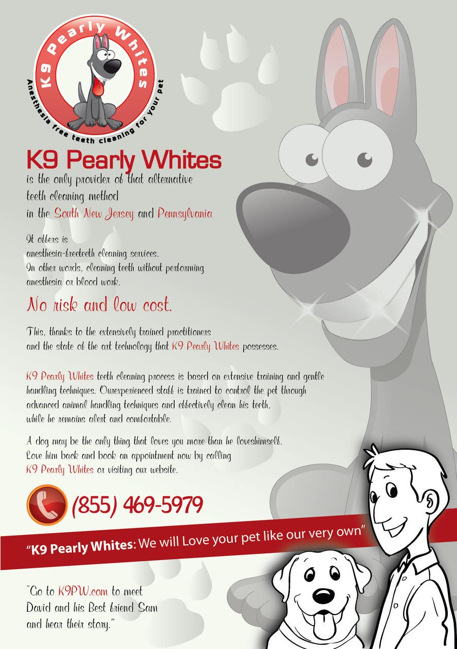 Contest Entry #32 for                                                 Flyer Design for K9 Pearly Whites [K9PW.com]
                                            