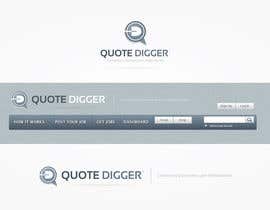 #403 para Logo Design for Quotedigger por BrandCreative