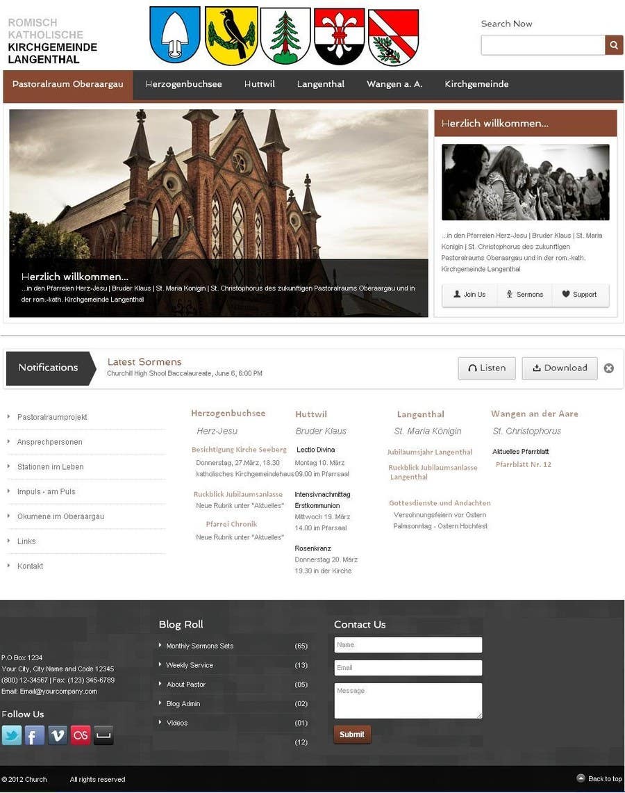 
                                                                                                            Kilpailutyö #                                        34
                                     kilpailussa                                         Responsive webpage design for an exsiting layout (romain catholic church)
                                    