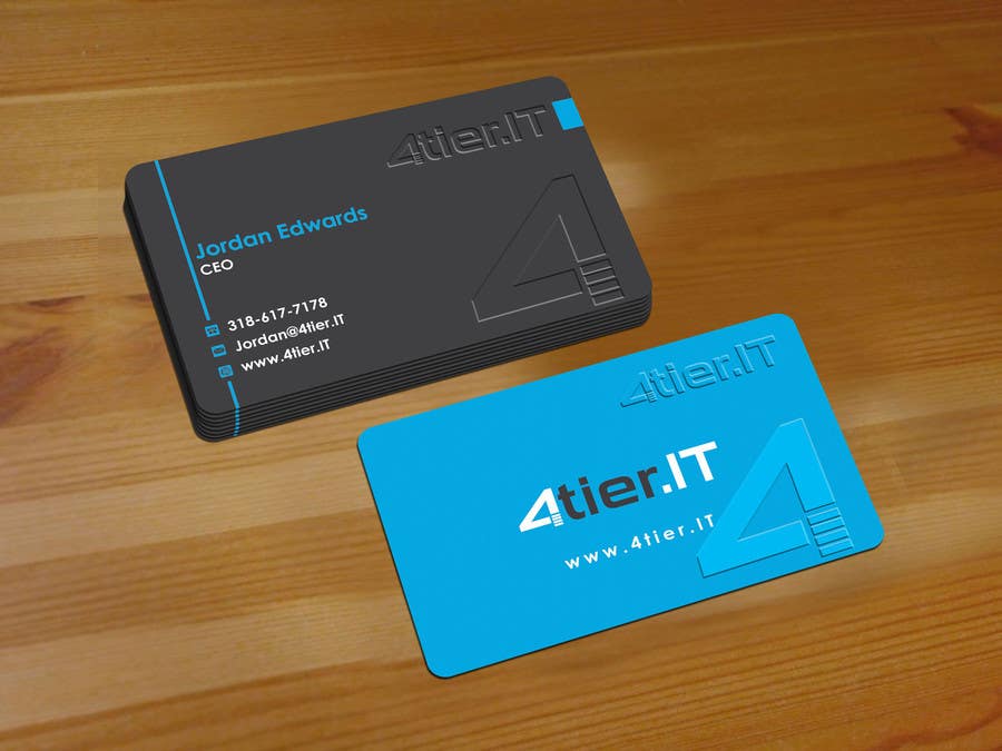 Proposition n°76 du concours                                                 Design some Business Cards for 4tier
                                            